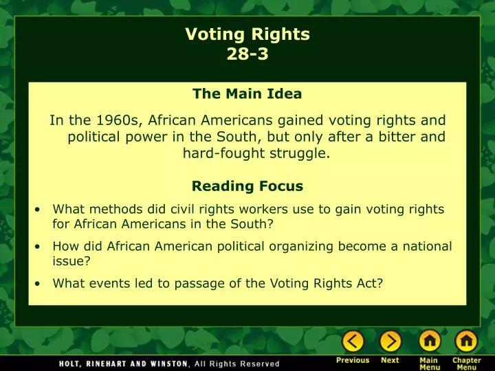 voting rights 28 3