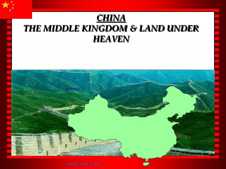 china the middle kingdom land under heaven