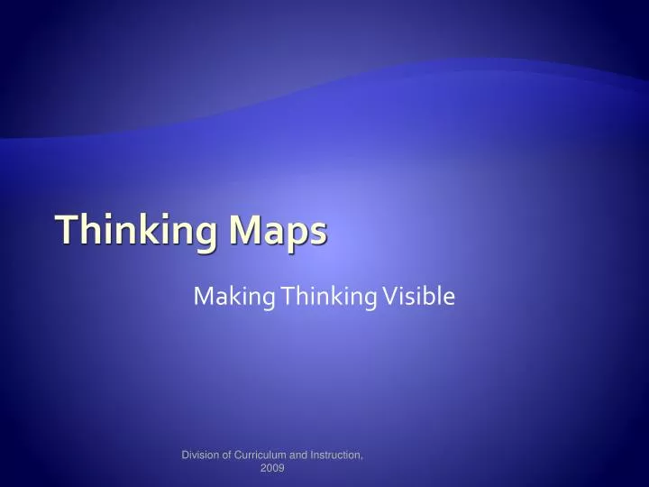 thinking maps