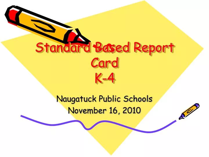 standard based report card k 4