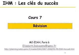 ihm les cl s du succ s