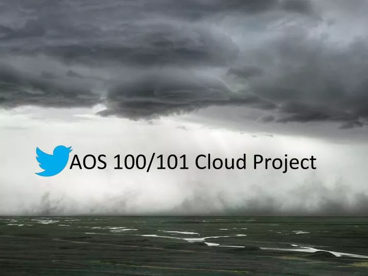 aos 100 101 cloud project