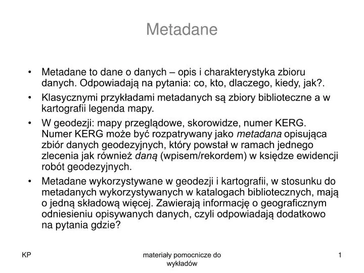 metadane