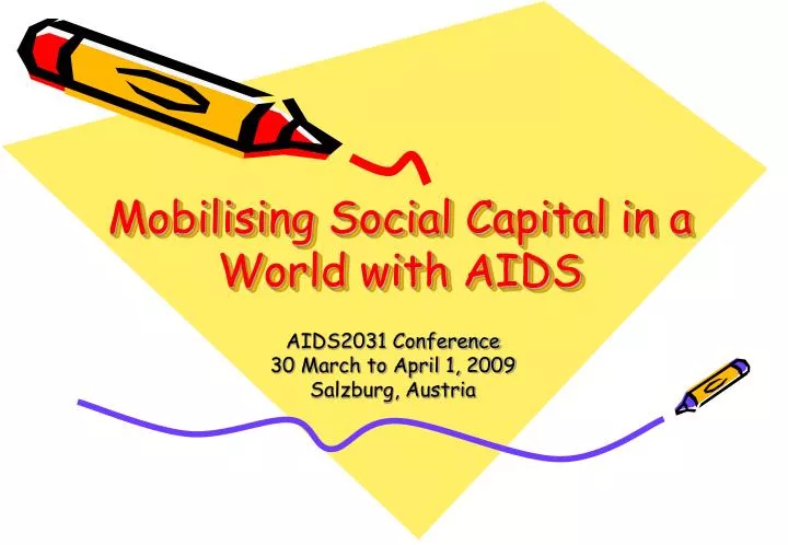 mobilising social capital in a world with aids
