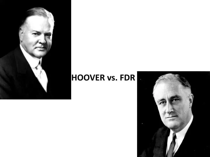 hoover vs fdr