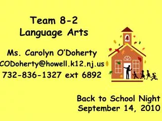 Team 8-2 Language Arts