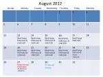 August 2012 - slide 1