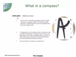What is a compass?