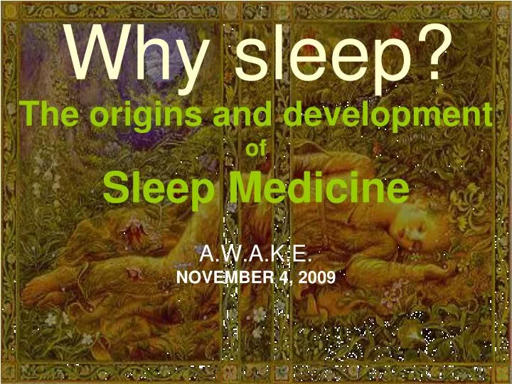why sleep