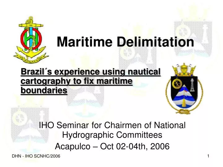brazil s experience using nautical cartography to fix maritime boundaries
