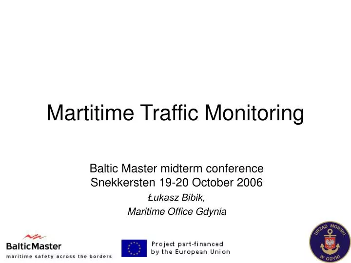 martitime traffic monitoring