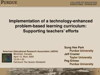 Implementation of a technology-enhanced problem-based learning curriculum: Supporting teachers’ efforts