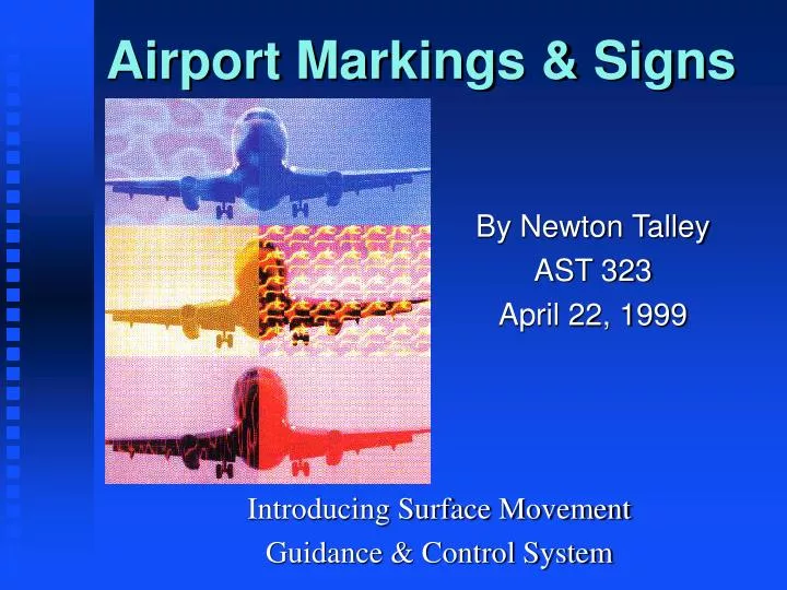 airport markings signs