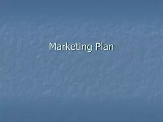 Marketing Plan