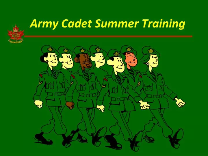 army cadet summer training