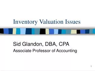 Inventory Valuation Issues