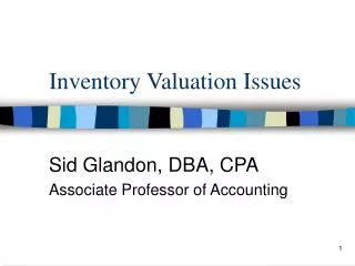 inventory valuation issues
