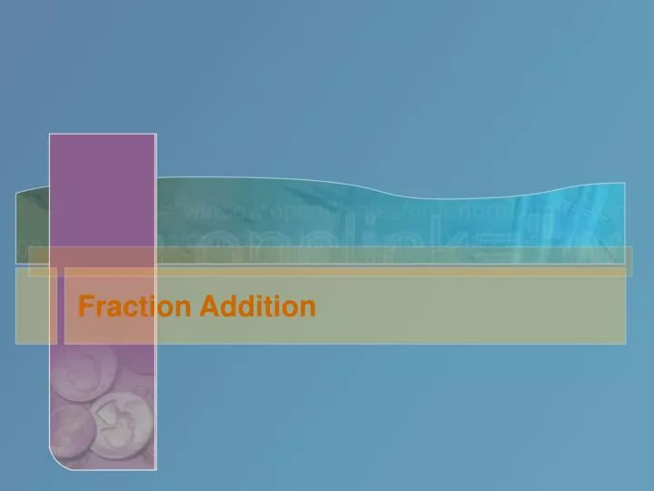 fraction addition