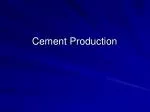 Cement Production - slide 1