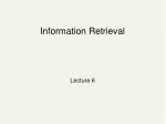 Recap of Information Retrieval Concepts: Vector Spaces and Document Scoring - slide 1