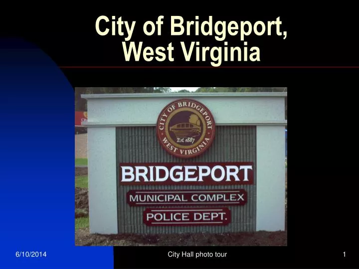 city of bridgeport west virginia