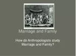 Marriage and Family