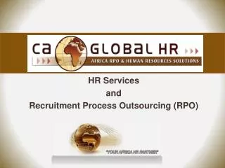 HR Services and Recruitment Process Outsourcing (RPO)