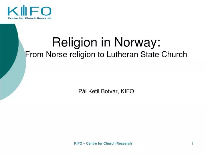 religion in norway from norse religion to lutheran state church p l ketil botvar kifo