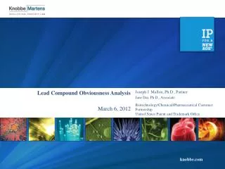 Lead Compound Obviousness Analysis