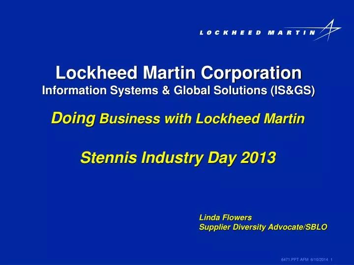 lockheed martin corporation information systems global solutions is gs