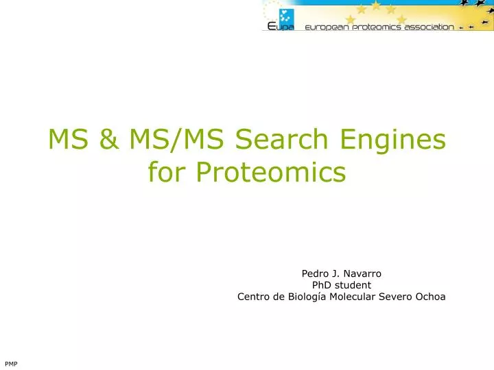 ms ms ms search engines for proteomics