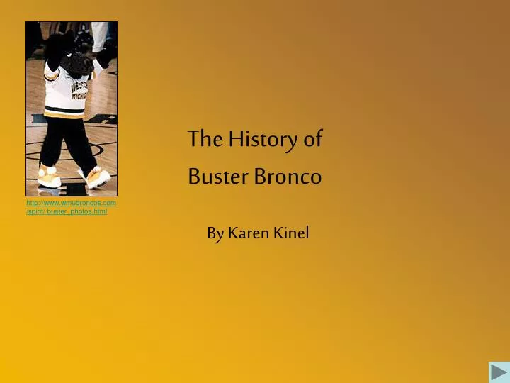 the history of buster bronco
