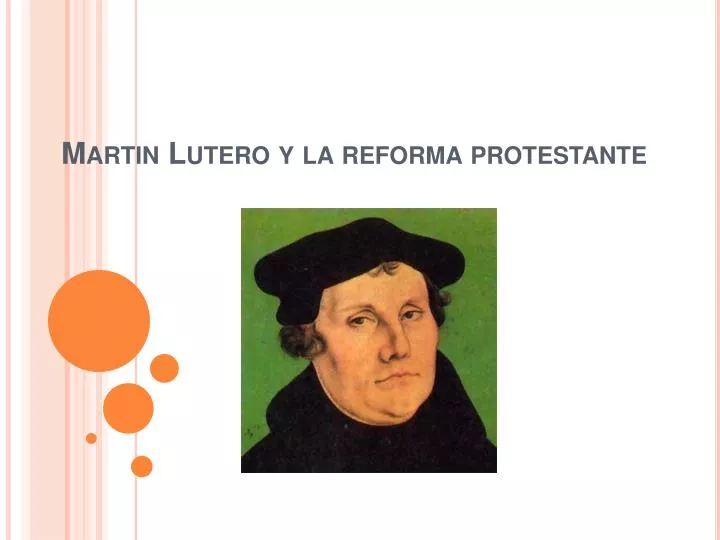 martin lutero y la reforma protestante