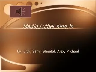 Martin Luther King Jr.