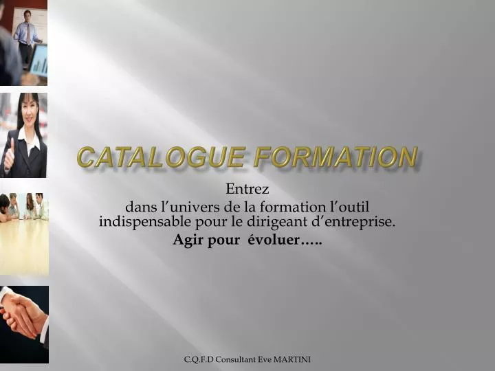 catalogue formation