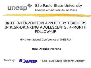 BRIEF INTERVENTION APPLIED BY TEACHERS IN RISK-DRINKING ADOLESCENTS: 4-MONTH FOLLOW-UP