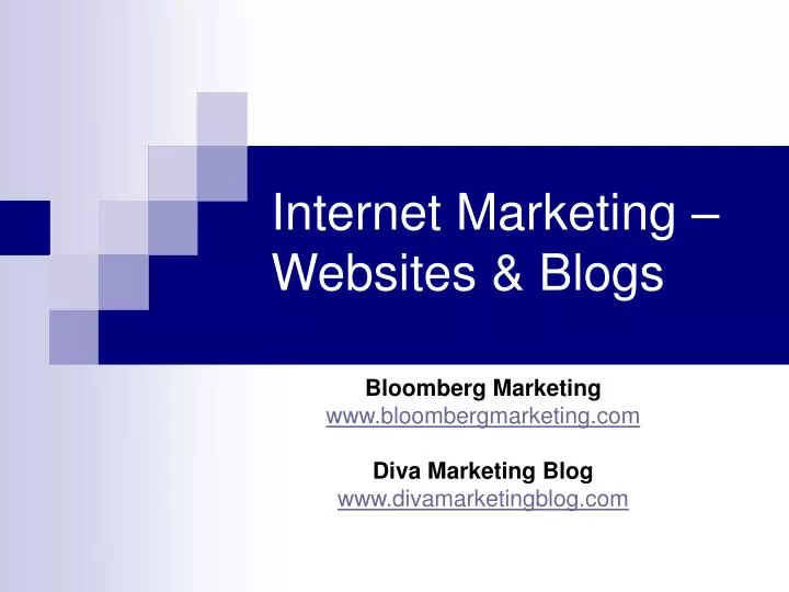 internet marketing websites blogs