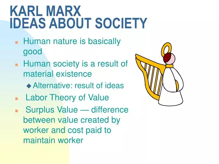 karl marx ideas about society
