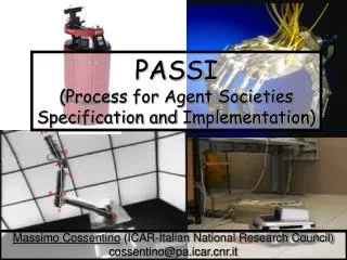 PASSI (Process for Agent Societies Specification and Implementation)