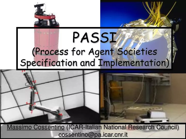 passi process for agent societies specification and implementation