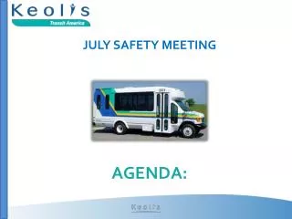 JULY SAFETY MEETING
