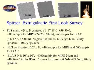 Spitzer Extragalactic First Look Survey