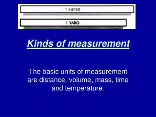 Kinds of measurement