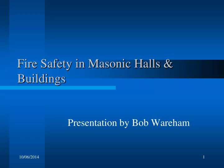 fire safety in masonic halls buildings
