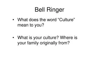 bell ringer