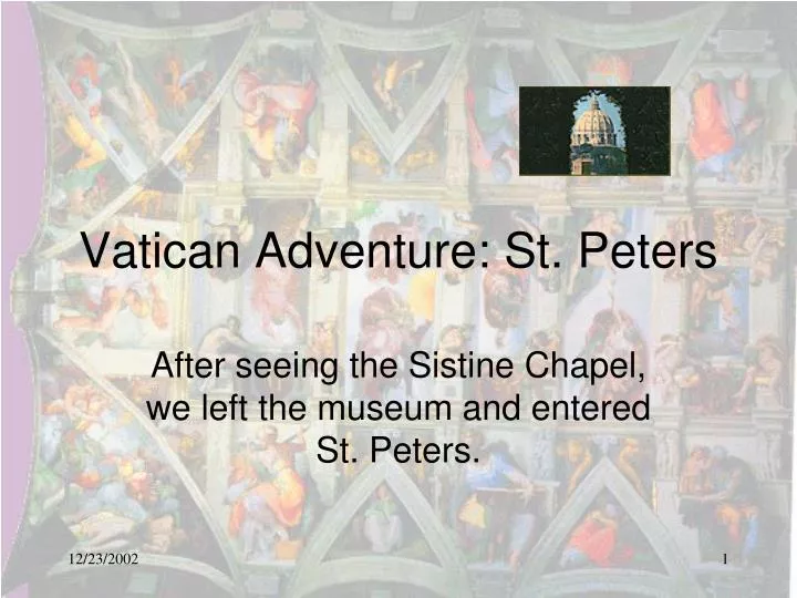 vatican adventure st peters