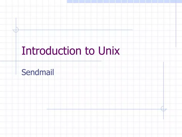 introduction to unix