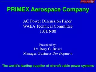 PRIMEX Aerospace Company