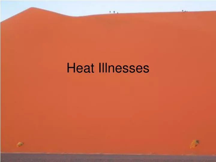heat illnesses