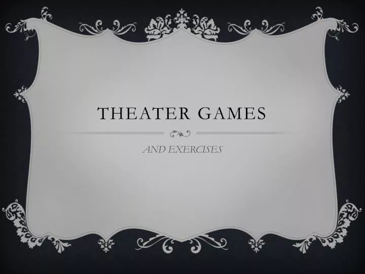 theater games